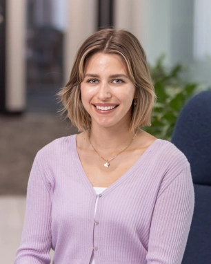 portrait of a smiling person in business attire